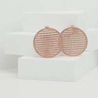 sorority jewelry online shopping sophisticated lightweight unique statement rose gold earrings